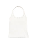 Terre Eyelet Halter Sleeveless