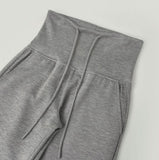 Flowy Fold Low-Rise Bootcut Banding Pants
