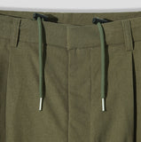 Kiku Ice Linen Two-Tuck Slacks