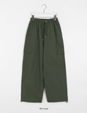 Anki banding string wide cargo pants