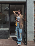 muse wide damage denim pants