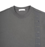 Mio Eyelet Crop Short Sleeve T-shirt