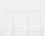 Hanyu Frill Midi Skirt
