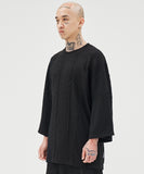 Knit Mixed Wide Top