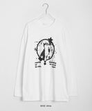 [unisex] Nitto Cat Printed Over Long Sleeve Tee