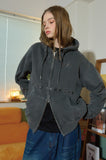 [2-WAY] Peak Star Pigment Hood Zip-up
