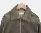 [Quilted lining] Corn Collar Two-Way Blouson Jacket