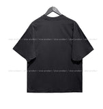 Sporty scene printing over short sleeve