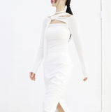 Sage Cutout Strap T-shirt