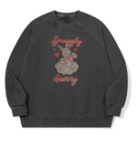 Bunny For Heart Raglan Pigment Sweatshirt