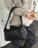 Conden Stud Shoulder Bag