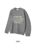 Promen Lettering Round Knit