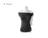 Jed Off-Shoulder Shirring T-shirt