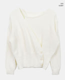 Cairn Unbalanced Wrap Sleeveless Long Sleeveless Knit