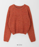 Cat mix color crop knit