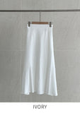 Diane Banding Flared Long Skirt