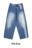 Kanen Reverse Track Denim Pants