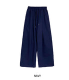 [U-BASIC] Summer Pintuck Linen Wide Pants