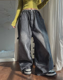 Poco Carpenter Washing Balloon Denim Pants