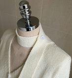 Rasche V-neck ribbed tie cardigan