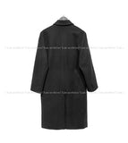 Label overfit single coat