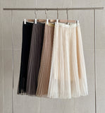 Hanyu sha pleated banding skirt