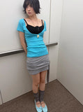 DEEP V-NECK TEE