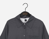 Somel Double Layered Short Sleeve Mini Shirt One Piece