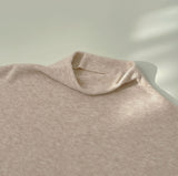 Luxurious Mood Half-Neck Span Slim Fit Short Sleeve T-shirt