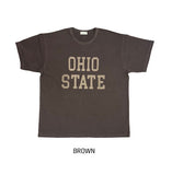 Ohio lettering pigment short sleeves