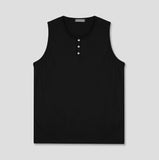 Urban henley neck sleeveless