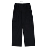 Pale corduroy cargo string pants