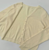 Sweet V-neck Knit Cardigan