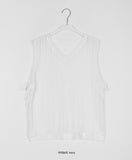 Natsuda Layered Strap V-Neck Knit Vest