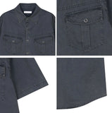 Thez Vintage Work Short Sleeve Shirt