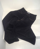 [MADE] Rude Raw Denim Stitch Balloon Fit Wide Long Pants