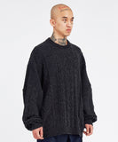 Velvet Cable Stitch Sweater