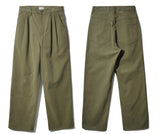 biscuit pintuck wide pants