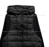 Fog Hooded Knit Lightweight Padded Jacket