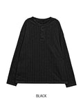 Talo Rib Henley Neck Knit