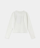 (W) DOODLE HEART LONG SLEEVE