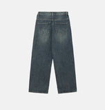 Desub washed wide denim pants