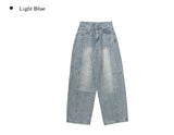Deren Cut Washing Wide Denim Pants