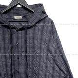 Awesome balloon check hooded shirt