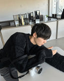 Snow warmer angora knitwear
