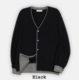 Port Layered V-Neck Cardigan