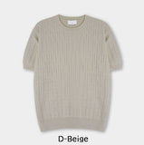 Roel Cable Round Short Sleeve Knit