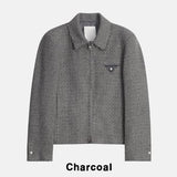 Sio Tweed Crop Wool Jacket