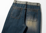 Rip Off Washing Denim Pants