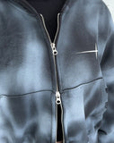 Nerom Dirty Crop Hood Zip-up